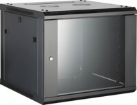 Hikvision 19" Fali rack szekrény 12U 600x450mm - Fekete