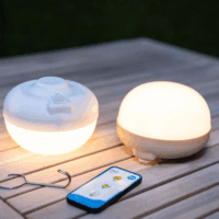 New Garden CHERRY BULB Hordozható Akkus Kemping LED Lámpa 9W - Fehér