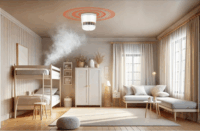 Woox R7305 Smart Zigbee 3.0 Okos Füstérzékelő - Fehér