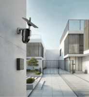 Woox R4250 4G PT 2MP Napelemes kültéri 4G LTE FullHD Okos kamera - Fekete