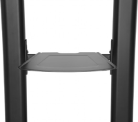 Gembird TVS-100T-02 60"-100" Állítható magasságú gurulós TV-állvány - Fekete