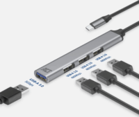 ACT AC6425 4-port USB-Type C HUB (3x USB-A 2.0 + 1x USB-A 3.2)