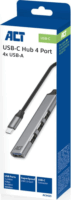 ACT AC6425 4-port USB-Type C HUB (3x USB-A 2.0 + 1x USB-A 3.2)