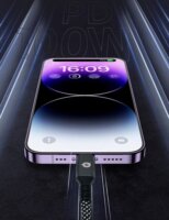 Conceptronic ETTA07B20 USB-C apa - USB-C apa 3.2 Gen 2x2 Adat és töltőkábel 2m - Fekete/Szürke