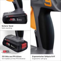 Steinel MobileGlue 3011 Akkumulátoros Ragasztópisztoly (Akku és töltő nélkül) - Fekete/Narancssárga