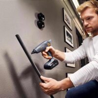 Steinel MobileGlue 3011 Akkumulátoros Ragasztópisztoly (Akku és töltő nélkül) - Fekete/Narancssárga