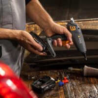 Steinel MobileGlue 3011 Akkumulátoros Ragasztópisztoly (Akku és töltő nélkül) - Fekete/Narancssárga