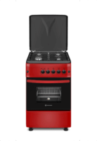 Novacook F5S40G2 R LPG 4 Zónás Szabadonálló Gáztűzhely - Piros