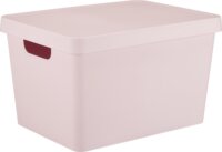 Iris G-643 VINTO Műanyag Tárolódoboz tetővel 17L - Rózsaszin