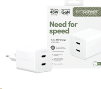 PanzerGlass 2x USB-C Hálózati Gyorstöltő Adapter 45W - Fehér
