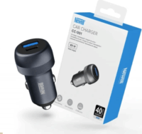 Newell NL4148 USB-C + USB-A Autós gyorstöltő 89W - Fekete