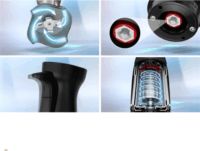 Bosch MSM6M633 kézi Botmixer készlet 1000W - Fekete/Ezüst