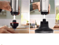 Bosch MSM6M633 kézi Botmixer készlet 1000W - Fekete/Ezüst