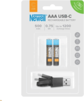Newell NL3464 Újratölthető litium ceruzaelem AAA USB-C 500mAh 1,5V (2db/csomag)