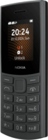Nokia 105 (2024) 4G Mobiltelefon + Domino SIM kártya - Fekete