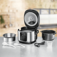 Rommelsbacher MRK 650 Multifunkcionális Rizsfőző 3L - Fekete / Ezüst