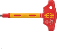 Wera 410 i VDE Szigetelt T-nyelű racsnis csavarhúzó adapter 1/4" betétekhez