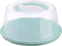 Iris G-298 BELLA Műanyag Kerek torta Tároló és hordozó 13L - Átlátszó / Zöld