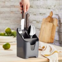 Iris L-00832 Royal Műanyag Evőeszköz szárító 18 x 11 cm - Szürke / Kék