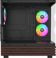 Thermaltake View 270 Plus WS Midi Torony Számítógépház + 2db 120mm ventilátor - Fekete