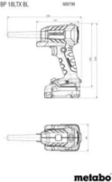 Metabo BP 18 LTX BL Akkus Légfúvó 0.7 m³/min (Akku nélkül)