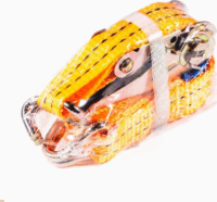 Iris Tools ITCLS-8M1T Racsnis rögzítő spanifer kampóval 8m (2db/csomag) - Narancssárga