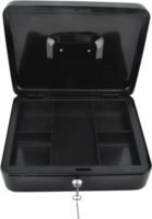 Malatec 1216 Kulcsos pénzkazetta 30 × 24 × 9 cm - Fekete
