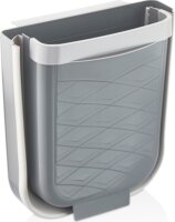Iris L-00869-2 6 literes Ajtóra akasztható műanyag szemetes - Szürke
