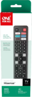 One for All URC 4916 Hisense 2.0 Univerzális távirányító - Fekete