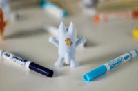 Crayola Washimals Matrica készlet - Bluey