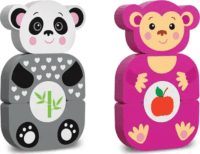 Kids Hits 22 darabos Barátságos állatkert fa játékszett