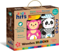 Kids Hits 22 darabos Barátságos állatkert fa játékszett