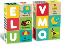 Kids Hits 12 darabos ABC fakocka építőjáték