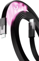 STATIK MagStack Slim Pro Másneses USB-C apa - USB-C apa gyorstöltő kábel 1m - Fekete