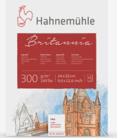 Hahnemühle Britannia 12 lapos 24x32cm 300g Akvarell papír tömb