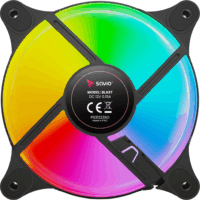 Savio Blast 120mm RGB Rendszerhűtő ventilátor 3db - Fekete