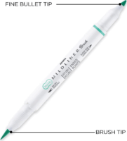 Zebra Mildliner Brush Refresh 0,5-0,7mm kétvégű dekormarker - Vegyes színek (5 db / csomag)