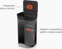 Joseph Joseph Titan 30 literes Kompresszoros szemetes - Fekete