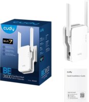CUDY RE3600 Wi-Fi 7 Range Extender Kétsávos Jelerősítő - Fehér