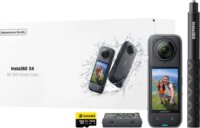Insta360 X4 Adventure 8K Vízálló Akciókamera Szett - Fekete