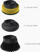 Joseph Joseph SinkTech Mosogatókefe extra fejekkel