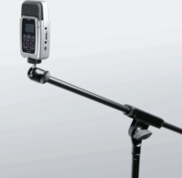 K&M 19695 Univerzális Gömbcsuklós Rögzítőadapter - Fekete