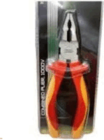 Tracon KF-1000 Szigetelt Kombinált Fogó 1000V - Piros/Sárga