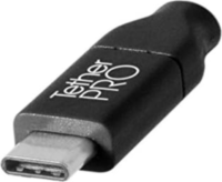 Tether Tools USB-C apa - Mini B 5-Pin apa Adatkábel 4,60m - Fekete