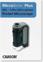 Carson MM-300 MicroBrite Plus 60-120x mini zsebmikroszkóp LED világítással