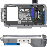 SeaLife SL408 SportDiver S Víz alatti búvár tok Okostelefonhoz - Szürke/Kék