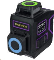 Ermenrich 84633 LV40 Pro Akkumulátoros Keresztlézeres szintező max 30m - Fekete