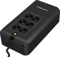 PowerWalker VFD 800 APFC túlfeszültségvédő elosztó 6 aljzat 1.8m - Fekete
