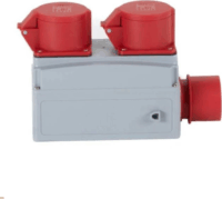 Holzmann ALA1 380V / 400V Kompakt Műhely Elosztó doboz 4 aljzatos - SZürke/Piros