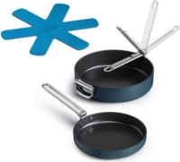 Joseph Joseph Space Fold.Handle Cera 2 részes Serpenyő készlet 24 / 28 cm - Kék